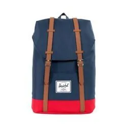 Plecak-Herschel-Retreat-Navy-Red-Tan
